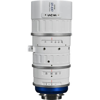 Laowa OOOM 25-100mm T2.9 Cine Lens (PL Mount, White, Feet)