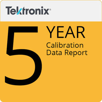 Tektronix 5-Year Calibration Data Report for WVR5250 Waveform Rasterizers
