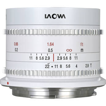 Laowa 9mm T2.9 Zero-D Cine Lens (RF Mount, Feet/Meters, White)