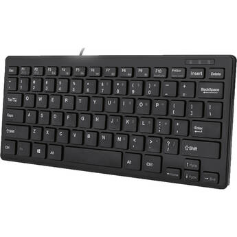 Adesso SlimTouch Mini Wired Keyboard (Black)