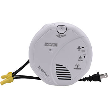 Bush Baby Non-Functional Smoke Detector with Dual 4K UHD Covert Wi-Fi Cameras