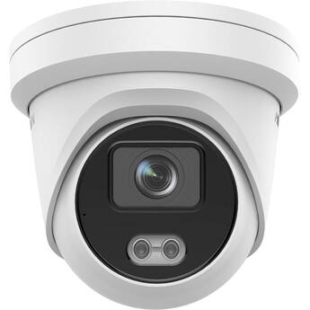 Hikvision ColorVu DS-2CD2347G2-LU 4MP Outdoor Network Turret Camera with Dual Spotlights & 4mm Lens