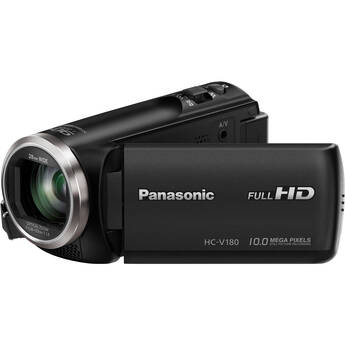 Panasonic HC-V180K Full HD Camcorder (Black, Refurbished)