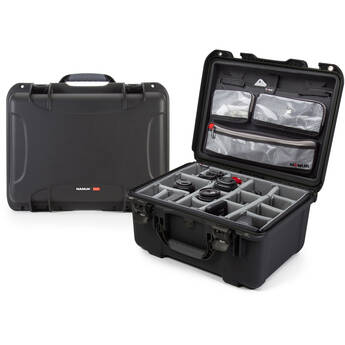 Nanuk 933 Case with Dividers and Lid Organizer (Black)