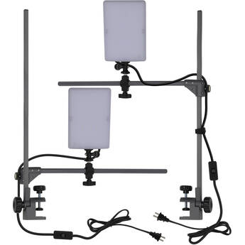 Impact Dual LED Panel Light Kit for Pro Copy Stand and Tabletop Photography