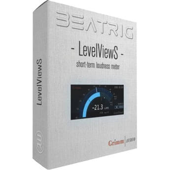 BeatRig LevelViewS Short Program Loudness Metering Software (Download)