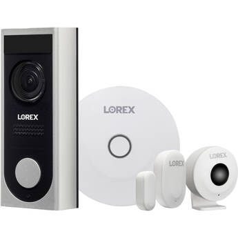 Lorex 1080p Wi-Fi Video Doorbell & Smart Sensor Starter Kit with 2 Sensors
