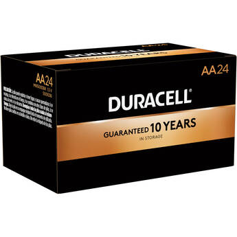 Duracell MN1500 Coppertop 1.5V AA Alkaline Batteries (24-Pack)