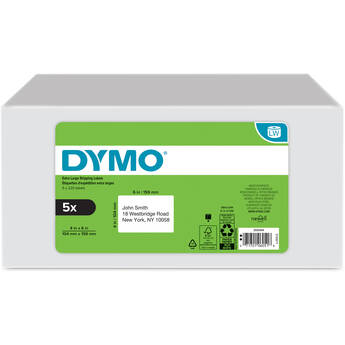 Dymo LW Extra-Large Shipping Labels (4"x6") / 5-Rolls of 220 Labels