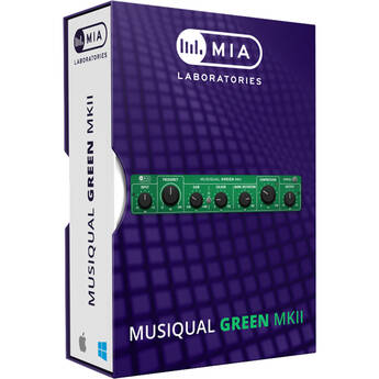 MIA Laboratories Musiqual Green MkII Transistor Tone and Color Software Plug-In (Download)