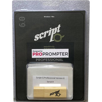 ProPrompter Script-Q Professional Software v6 (Download)