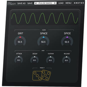 Krotos Audio Simple Concept Modern Synthesizer Plug-In (Download)