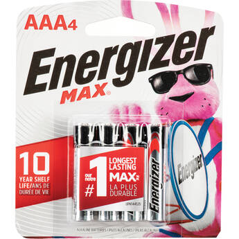 Energizer AAA Alkaline Batteries (4-Pack)