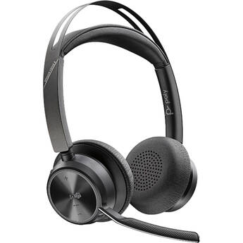 Plantronics Voyager Focus 2 UC Stereo Noise-Canceling On-Ear Headset (Standard, USB Type-C)