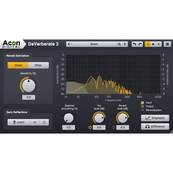 Acon Digital DeVerberate 3 Reverb-Reduction Plug-In Software (Download, Upgrade from Version 2)