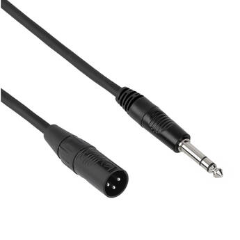 Pearstone PM Series 1/4" TRS Male to XLR Male Professional Interconnect Cable (6')