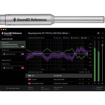 SONARWORKS SoundID Reference Speaker and Headphone Calibration Software with Measurement Microphone