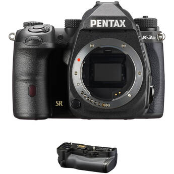 Pentax K-3 Mark III DSLR Camera Body with Battery Grip Kit (Black)