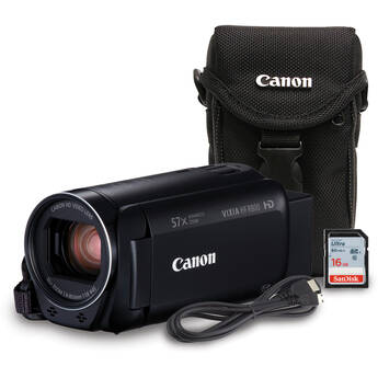 Canon VIXIA HF R800 Digital Camcorder Bundle with 16GB Card and Carrying Case