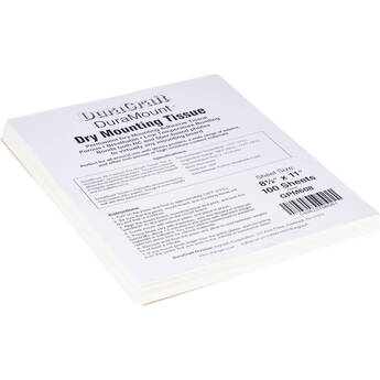 Duracraft Duramount Dry Mounting Tissue (8.5 x 11", 100 Sheets)