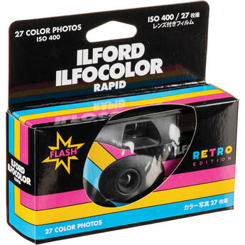 Ilford Ilfocolor Rapid Retro Single Use Camera