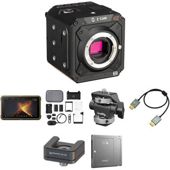 Z CAM E2-M4 Camera with Atomos Ninja V+, Power Kit, Monitor Mount & HDMI Cable