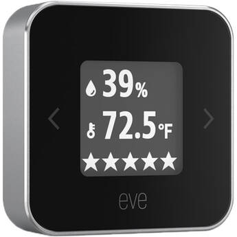 Eve Room Indoor Air Quality Monitor with Apple HomeKit Technology