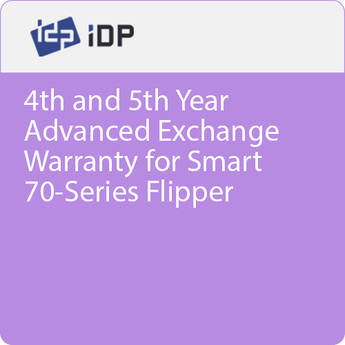 IDP 2-Year Advanced Exchange Warranty for Smart-70 Series Flippers