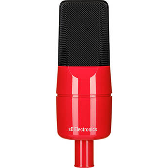 sE Electronics X1 A Cardioid Condenser Microphone (Red/Black)