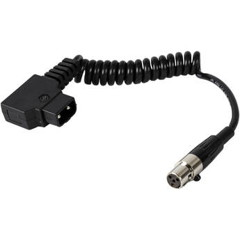 PRL D-Tap to 4-Pin Mini XLR Power Cable Coiled (23")