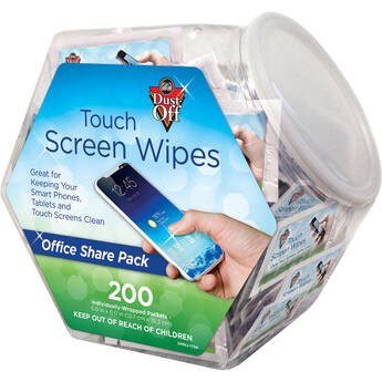 Dust-Off Touch Screen Wipes (200-Pack)
