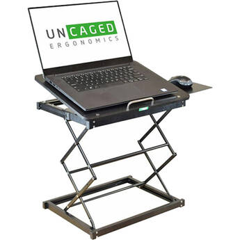 Uncaged Ergonomics Adjustable Metal Laptop Desk Stand