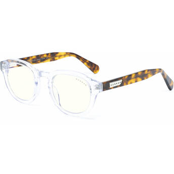 GUNNAR Emery Glasses (Crystal Tortoise Frame, Clear Lens Tint)