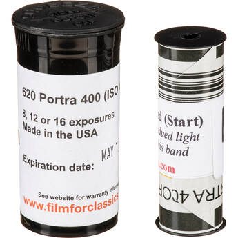 Kodak Professional Portra 400 Color Negative Film (620 Roll Film)