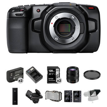 Blackmagic Design Pocket Cinema Camera 4K Kit with 12-35mm Zoom