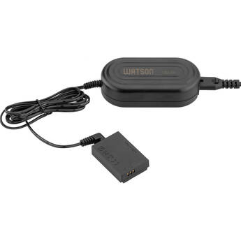Watson CBA-C4 AC Adapter and DC Coupler Replaces Canon LP-E12 Battery