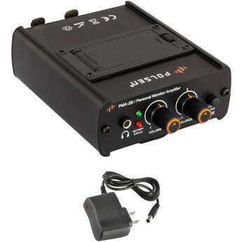 Polsen PMA-2B Stereo Personal In-Ear Monitor Amplifier Kit with Power Supply