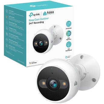 TP-Link KC420WS Kasa Cam Outdoor 4MP Wi-Fi Security Camera with Night Vision & Spotlights