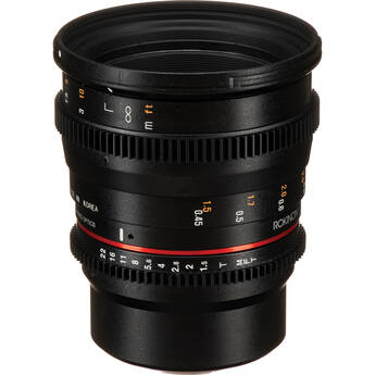 Rokinon 50mm T1.5 AS UMC Cine DS Lens for Micro Four Thirds