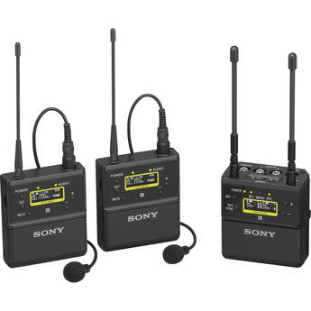 UWP-D27 2-Person Camera-Mount Wireless Omni Lavalier Microphone System (UC25: 536 to 608 MHz)