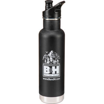 Klean Kanteen Insulated Classic Bottle with B&H Logo (20 oz, Matte Black)