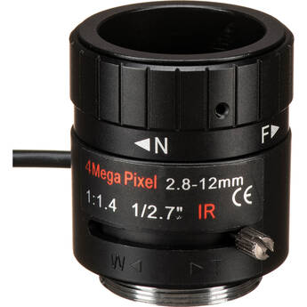 Marshall Electronics 4MP 2.8-12mm f/1.4 Varifocal CS-Mount Lens