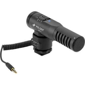 Polsen MVS-5 Stereo Shotgun Microphone for DSLR Cameras and Portable Recorders