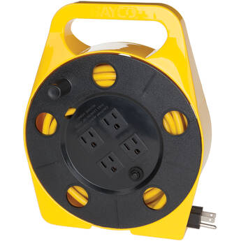 Bayco Products Extension Cord Reel with 4 Outlets (25')