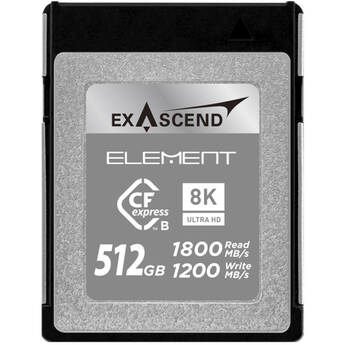 Exascend 512GB Element Series CFexpress Type B Memory Card