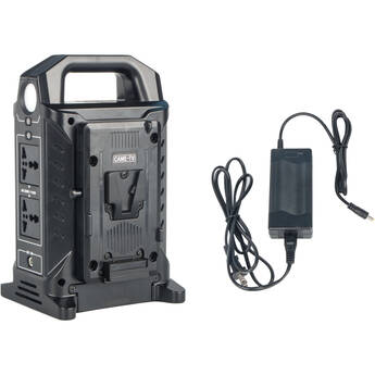 Power Station with Dual V-Mount Battery Charger