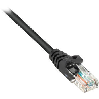 Pearstone Cat 5e Snagless Network Patch Cable (Black, 3')