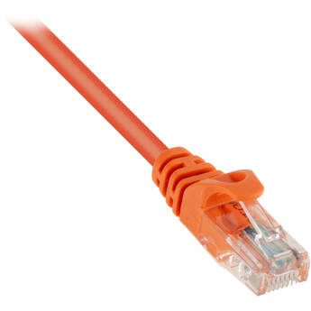 Pearstone Cat 5e Snagless Network Patch Cable (Orange, 1')