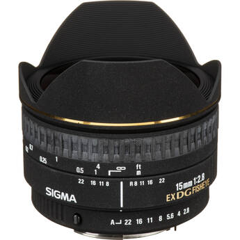 Sigma 15mm f/2.8 EX DG Diagonal Fisheye Lens for Pentax K