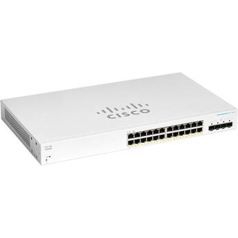 Cisco CBS220-24P-4G 24-Port Gigabit PoE+ Compliant Managed Network Switch with SFP
